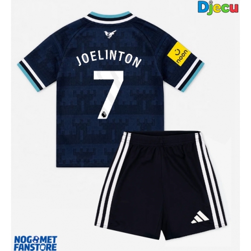 Newcastle United Joelinton #7 Gostujuci Dres za djecu 2026-27 Kratak Rukav (+ Kratke hlače)